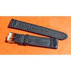 LEATHER STYLE STRAP BRACELET WATCHES 18mm BLACK COLOR