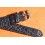 OMEGA LEATHER STYLE STRAP BRACELET WATCHES 18mm BLACK COLOR WITH OEM GOLD FILLED OMEGA BUCKLE