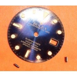 ROLEX CADRAN MONTRES SUBMARINER DATE BLEU 16803, 16808, 16613, 16618 cal 3035, 3135 TRITIUM OR BITONS