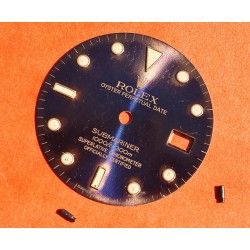 ROLEX CADRAN MONTRES SUBMARINER DATE BLEU 16803, 16808, 16613, 16618 cal 3035, 3135 TRITIUM OR BITONS