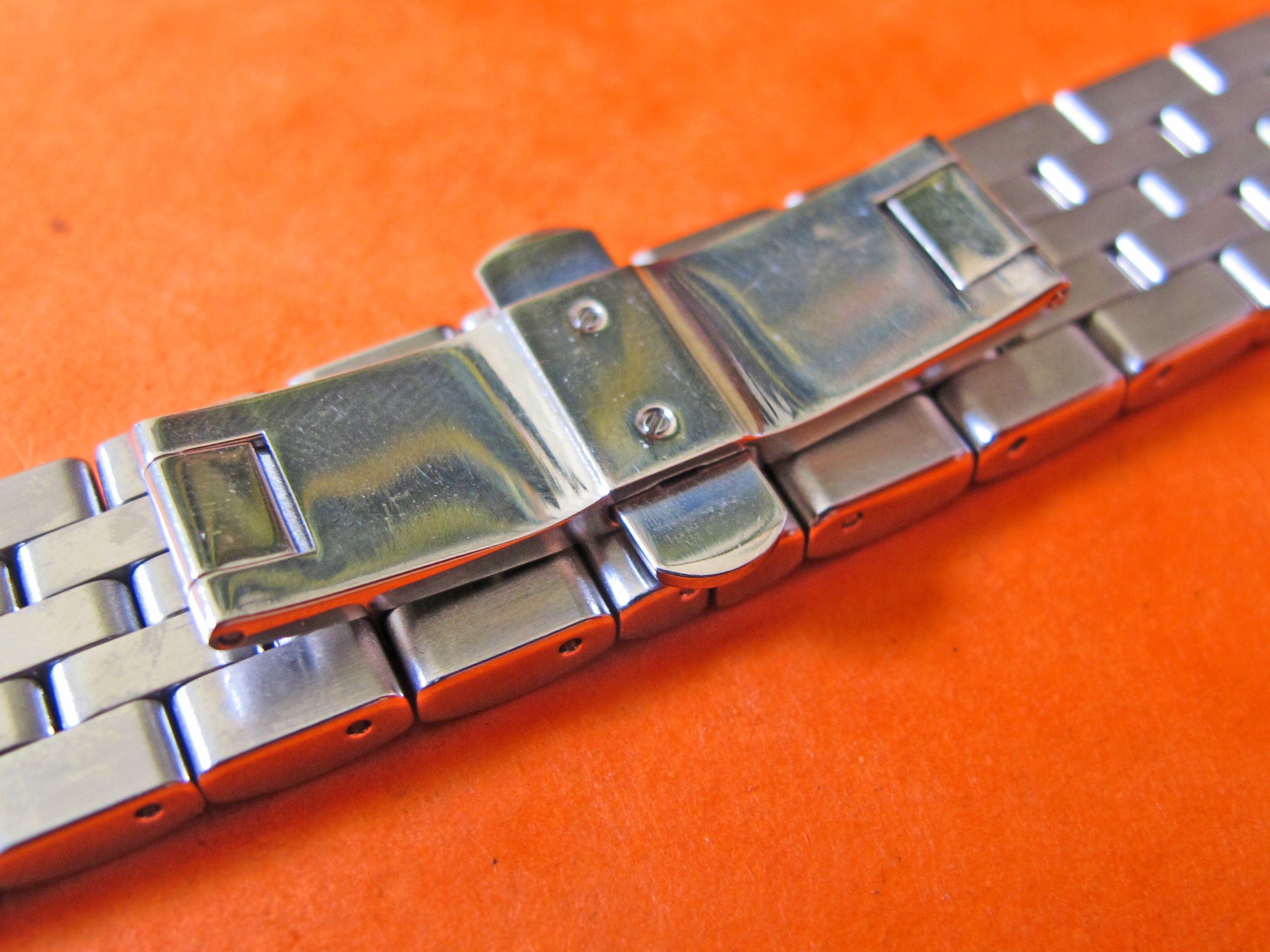 Original Vintage Ssteel ZENITH Watch Part Bracelet Band 19mm New