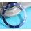 Rolex Cute 90's Dark Blue color Submariner Tutone 16803, 16613, 16808, 16618, Gold Watch Bezel Insert Part
