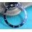 Rolex Cute 90's Dark Blue color Submariner Tutone 16803, 16613, 16808, 16618, Gold Watch Bezel Insert Part