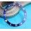 Rolex Cute 90's Dark Blue color Submariner Tutone 16803, 16613, 16808, 16618, Gold Watch Bezel Insert Part