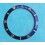 Rolex Cute 90's Dark Blue color Submariner Tutone 16803, 16613, 16808, 16618, Gold Watch Bezel Insert Part