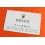 VINTAGE 70's COMPLIMENTS CARD ROLEX WATCHES With the compliments of, PERFECT FOR BOXSET !!
