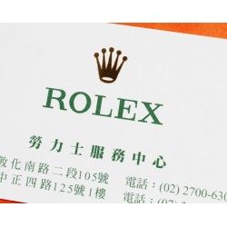 CARTE DE VISITE ROLEX "With the compliments of" Rolex Awards for Enterprise GOODIES, ACCESSOIRES MONTRES