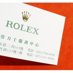 CARTE DE VISITE ROLEX "With the compliments of" Rolex Awards for Enterprise GOODIES, ACCESSOIRES MONTRES