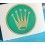 Rolex 60's BIG LOGO watch caseback Ø21mm Green Sticker Submariner, GMT, Explorer, Daytona 6263, 5512, 5513, 1680, 6542, 6241