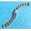 Rolex Used 13mm Vintage 78340, 590B Oyster Stainless Steel Ladies Oyster Bracelet solid links