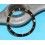 ROLEX RARE INSERT GRADUE LUNETTE NOIR MONTRE SUBMARINER DATE 16613, 16618, 16803, 16808 PERLE LUMINOVA