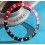 ROLEX INSERT GRADUE DE LUNETTE MONTRES GMT MASTER 16700, 16710, 16760 FAT LADY COKE