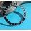 ROLEX RARE INSERT ALL BLACK NOIR GRADUE DE LUNETTE MONTRES GMT MASTER II 16700, 16710, 16760 FAT LADY