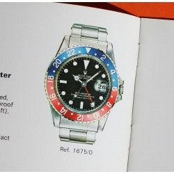 ROLEX VINTAGE & AUTHENTIQUE LIVRET GMT MASTER 1675, 1675/3, 1675/8, NOTICE, BOOKLET