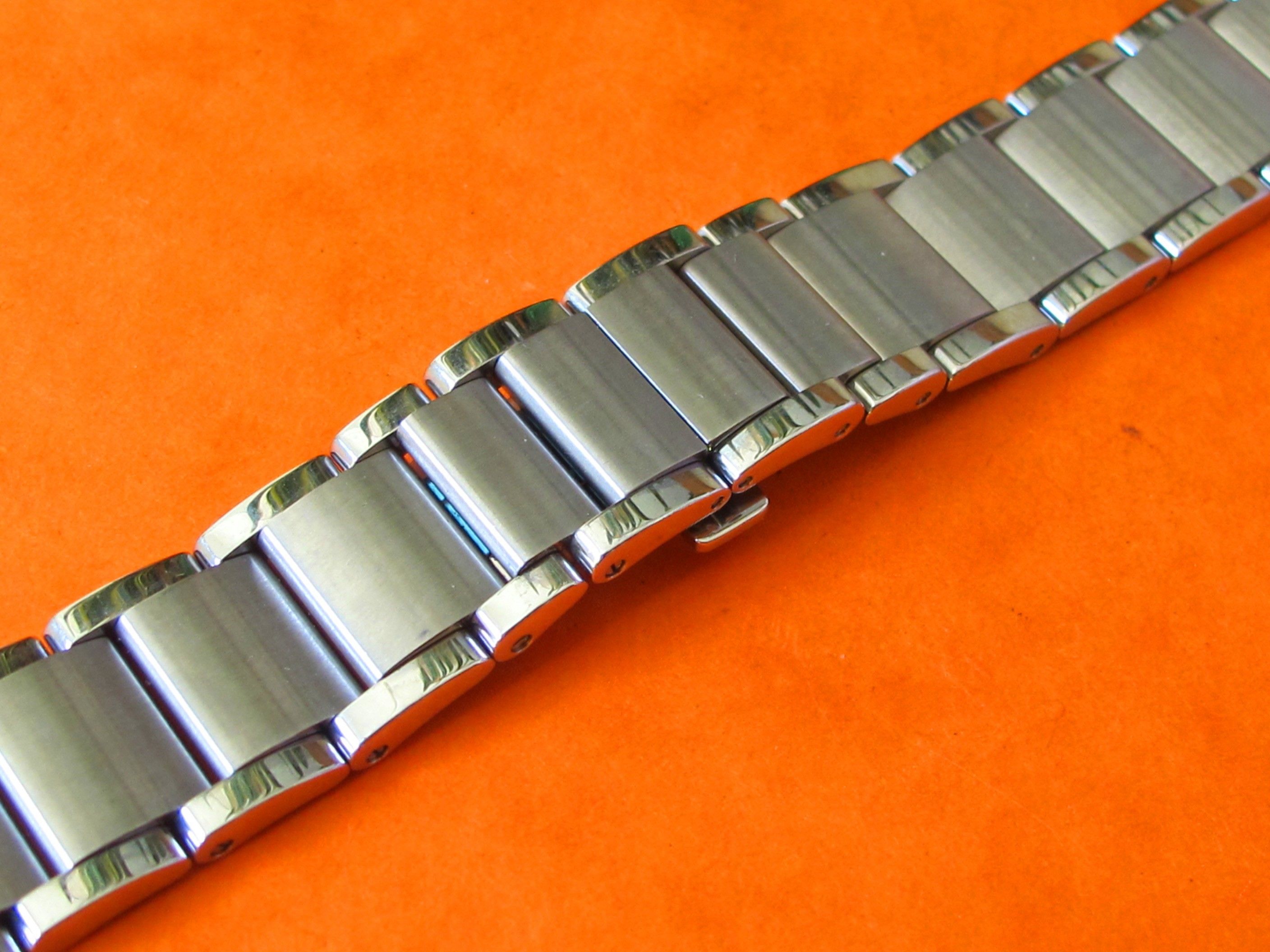 19mm BRACELET HEAVY BRUSHED STAINLESS STEEL WATCH BAND STRAP