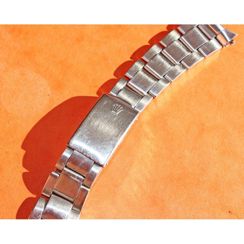 ROLEX 1972 BRACELET ACIER PLIE 7836-258 MONTRES TUDOR OYSTER 380 20mm EXPLORER 1016, GMT 1675, 16750, 1655, 1019, 5513, 1680