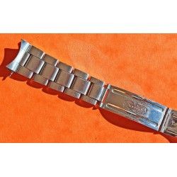 ROLEX 1972 BRACELET ACIER PLIE 7836-258 MONTRES TUDOR OYSTER 380 20mm EXPLORER 1016, GMT 1675, 16750, 1655, 1019, 5513, 1680