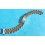 ROLEX VINTAGE BRACELET OR ACIER MONTRES DAMES JUBILEE 6251D-68 / 13mm OYSTER LADY MAILLONS PLIES