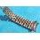 ROLEX VINTAGE BRACELET OR ACIER MONTRES DAMES JUBILEE 6251D-68 / 13mm OYSTER LADY MAILLONS PLIES
