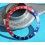 Rolex GMT Master watch Faded PEPSI Blue & Red color S/S 16700, 16710, 16760 Bezel 24H Insert Part