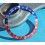 Rolex GMT Master watch Faded PEPSI Blue & Red color S/S 16700, 16710, 16760 Bezel 24H Insert Part