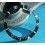 ROLEX INSERT GRADUE LUNETTE MONTRES 16800, 16800, 16610 SUBMARINER DATE AVEC PERLE LUMINOVA