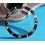 ROLEX INSERT GRADUE LUNETTE MONTRES 16800, 16800, 16610 SUBMARINER DATE AVEC PERLE LUMINOVA