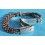 ROLEX MONTRES VINTAGES BRACELET ACIER DAMES JUBILEE 6251D / 13mm OYSTER LADY MAILLONS PLIES