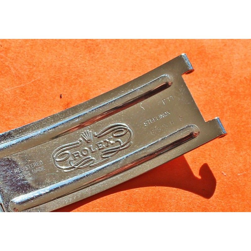 ROLEX 1991 VINTAGE FERMOIR DÉPLOYANT ACIER Ref 62523H 18 CODE P11