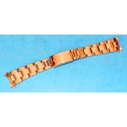 ♛♛ Rare Rolex Gold Electro Plated Oyster Watch Band Bracelet 78351 / 457 Bracelet 19mm Vintages Collectables straps ♛♛