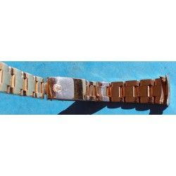 ♛♛ Rare Rolex Gold Electro Plated Oyster Watch Band Bracelet 78351 / 457 Bracelet 19mm Vintages Collectables straps ♛♛