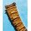 ♛Rolex Yellow 18kt Gold Filled Capped Shell 19mm Oyster Bracelet 78351B 457B End Pieces ♛