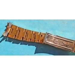 ♛♛ Rare Rolex Gold Electro Plated Oyster Watch Band Bracelet 78351 / 457 Bracelet 19mm Vintages Collectables straps ♛♛