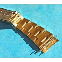 ♛♛ Rare Rolex Gold Electro Plated Oyster Watch Band Bracelet 78351 / 457 Bracelet 19mm Vintages Collectables straps ♛♛