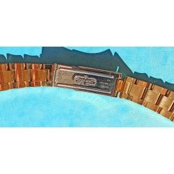 ♛♛ Rare Rolex Gold Electro Plated Oyster Watch Band Bracelet 78351 / 457 Bracelet 19mm Vintages Collectables straps ♛♛