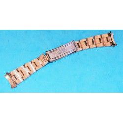 ♛♛ Rare Rolex Gold Electro Plated Oyster Watch Band Bracelet 78351 / 457 Bracelet 19mm Vintages Collectables straps ♛♛