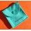 TIFFANY & Co TURQUOISE LUXURY SUEDE ENVELOPE SNAP JEWELRY POUCH BAG 2.5" x 2.5"