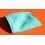 TIFFANY & Co TURQUOISE LUXURY SUEDE ENVELOPE SNAP JEWELRY POUCH BAG 2.5" x 2.5"