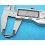 Rare 15/11mm Cylinder Spring partial endlink x 1 fixation rivits vintage watches band, bracelet 
