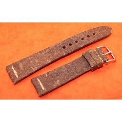 Vintage genuine wild leather 20mm brown chocolate watch strap band handmade bracelet Rolex 5508, 6536, 6538, 6542, 5512 PCG