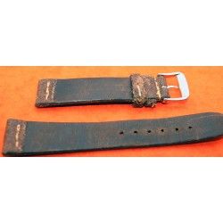 Vintage genuine wild leather 20mm brown chocolate watch strap band handmade bracelet Rolex 5508, 6536, 6538, 6542, 5512 PCG