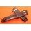 BRACELET RIVETS PILOTE CUIR CORDOVAN CHOCOLAT 21mm BREGUET TYPE XX 3810st ,3800, 3803, TRANSATLANTIQUE AERONAVAL