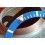 Rolex Turquoise Faded Blue color Submariner Tutone 16803, 16613, 16808, 16618, Gold Watch Bezel Insert Part