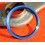 Rolex Turquoise Faded Blue color Submariner Tutone 16803, 16613, 16808, 16618, Gold Watch Bezel Insert Part