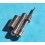 MAILLON ACIER BREITLING "CARTOUCHES" ROULEAUX 21mm FINITION SATINEE POUR BRACELETS MONTRES 20mm