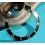 ROLEX INSERT NOIR GRADUE LUNETTE MONTRES 16800, 16800, 16610 SUBMARINER DATE