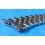 1972 Authentic 19mm Mens Rolex Stainless Steel Jubilee Bracelet Vintage Oval Links