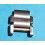 VARIOUS & STRANGE WATCH LINK BRACELET STAINLESS STEEL TUTONE 19mm