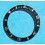 Rolex 90's Sea Dweller 16660, 16600 genuine Diver Black Bezel Insert graduated watch Tritium dot