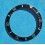 Rolex 90's Sea Dweller 16660, 16600 genuine Diver Black Bezel Insert graduated watch Tritium dot